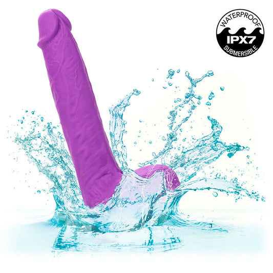 CALEXOTICS - STUDS VIBRATORE RICARICABILE E ROTANTE  10 VIBRAZIONI VIOLA