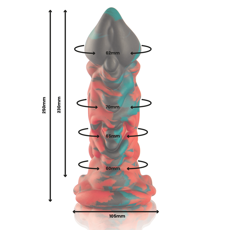 DILDO SCULTOREO IN SILICONE, STIMOLAZIONE INTENSA E REALISTICA