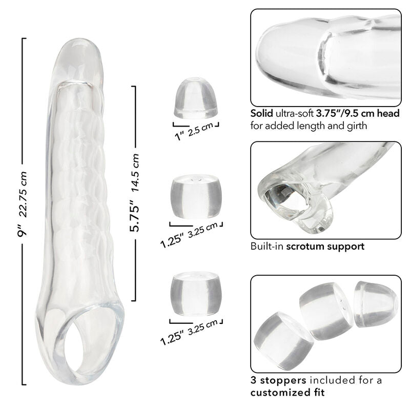 CALEXOTICS -  MAXX PROLUNGA PENE REGOLABILE TRASPARENTE