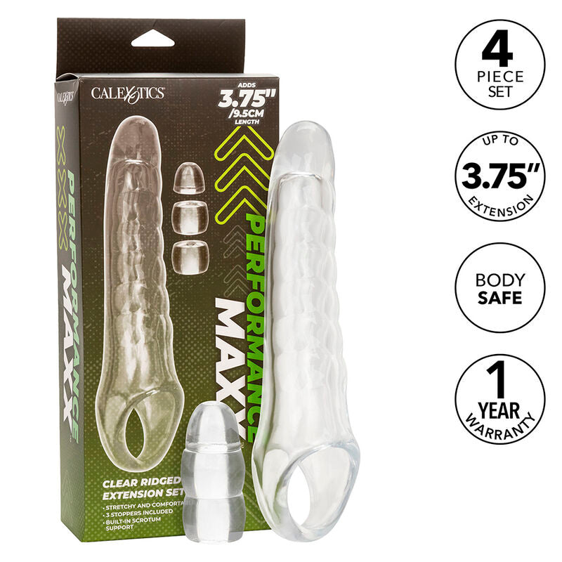 CALEXOTICS -  MAXX PROLUNGA PENE REGOLABILE TRASPARENTE