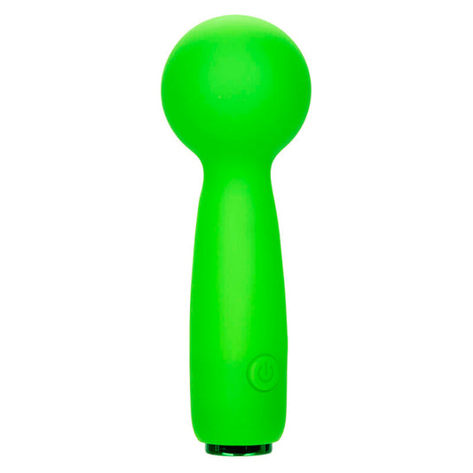 MASSAGGIATORE WAND MINI 10 VIBRAZIONI NEON VIBES THE BUBBLY VIBE VERDE