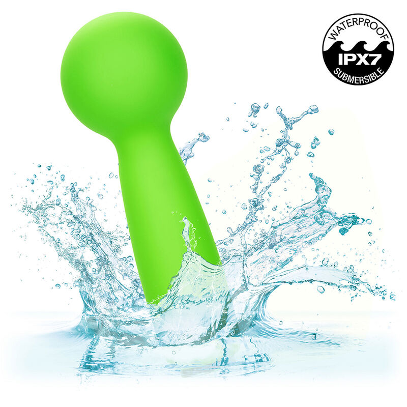 CALEXOTICS - NEON VIBES THE BUBBLY VIBE  MINI MASSAGGIATORE  10 VIBRAZIONI VERDE