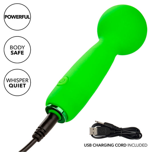 CALEXOTICS - NEON VIBES THE BUBBLY VIBE  MINI MASSAGGIATORE  10 VIBRAZIONI VERDE
