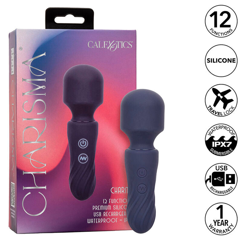 CALEXOTICS - CHARISMA CHARM  MASSAGGIATORE 12 FUNZIONI VIOLA
