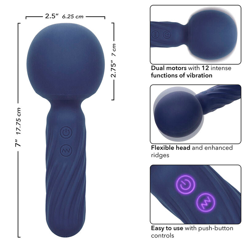 MASSAGGIATORE WAND 12 FUNZIONI CHARISMA SEDUCTION VIOLA