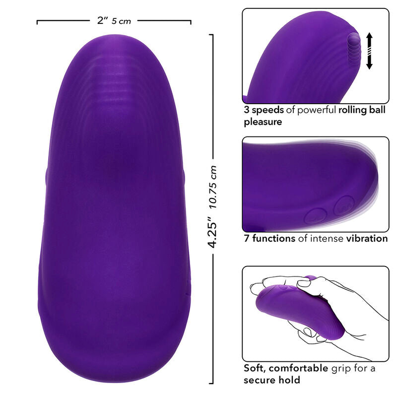 CALEXOTICS - ENVY MASSAGGIATORE PALMARE  7 VIBRAZIONI VIOLA
