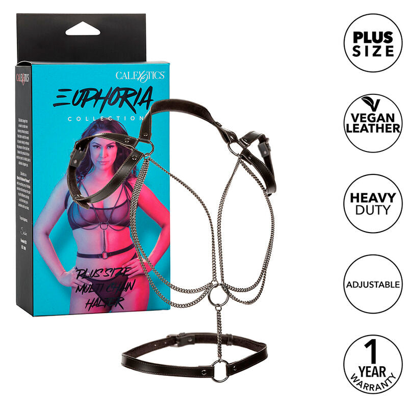 CALEXOTICS - EUPHORIA HARNESS  MULTI CATENA PREMIUM PLUS SIZE