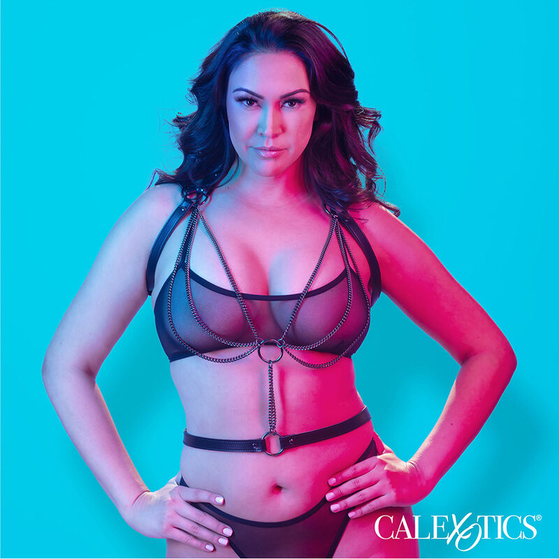 CALEXOTICS - EUPHORIA HARNESS  MULTI CATENA PREMIUM PLUS SIZE