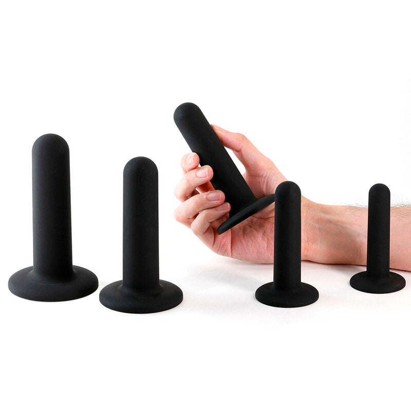 NS NOVELTIES - RENEGADE KIT 5 PEZZI DI DILATATORI IN SILICONE NERO