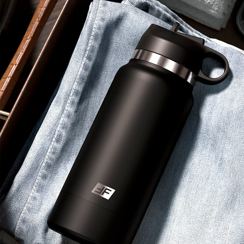 PDX PLUS - MASTURBATORE DESIGN DISCRETO A FORMA DI BOTTIGLIA FAP FLASK TRASPARENTE