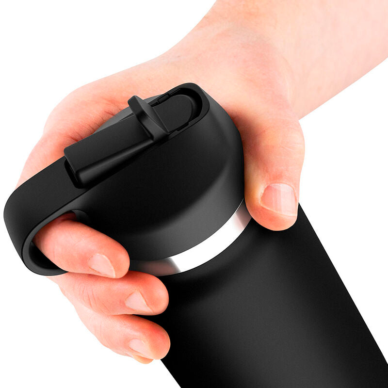 PDX PLUS - MASTURBATORE DESIGN DISCRETO A FORMA DI BOTTIGLIA FAP FLASK TRASPARENTE