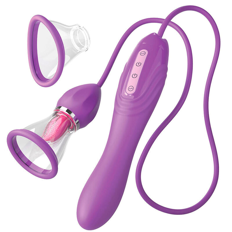 STIMOLATORE CON ASPIRAZIONE PULSANTE, LINGUA STIMOLANTE, 4 MOTORI POTENTI