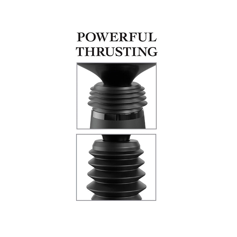 FETISH FANTASY SERIES - BODY DOCK THRUSTER PROPULSORE PER DILDO CON 7 MODALITÀ DI SPINTA NERO