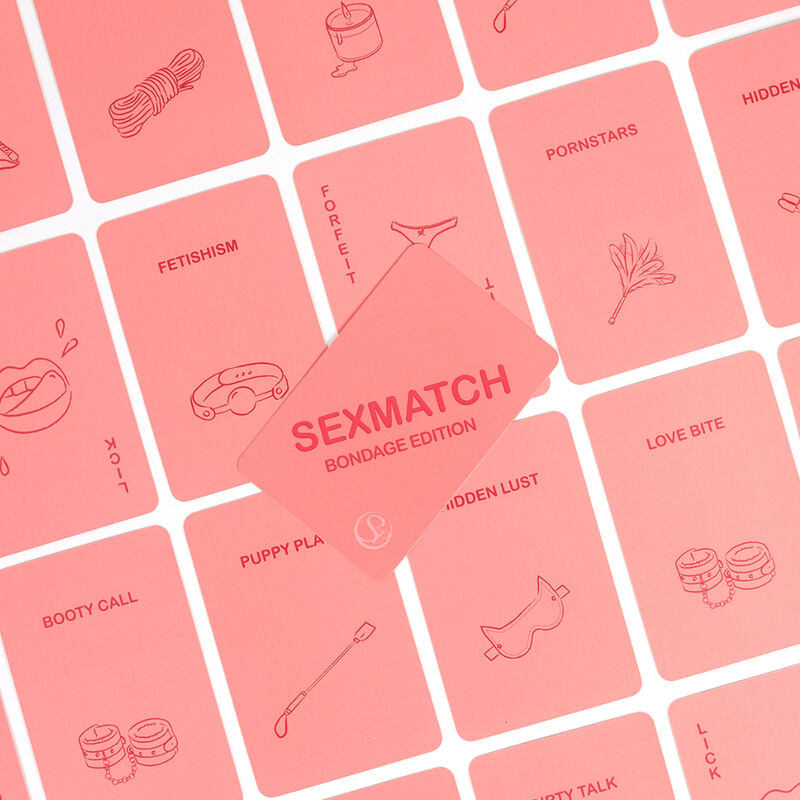 SECRETPLAY - GIOCO DI CARTE  SEXMATCH BONDAGE EDITION