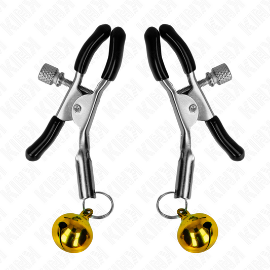 KINK - GOLD SINGLE BELL NIPPLE CLAMP 6 CM