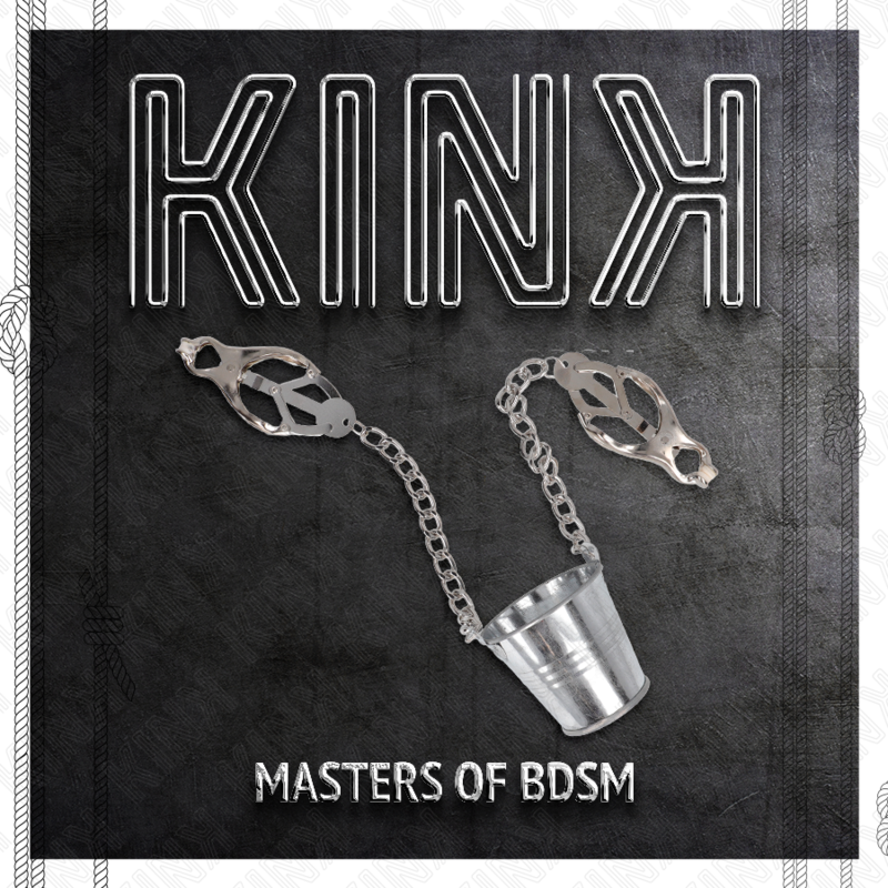 KINK - MORSETTI PER CAPEZZOLI CON SECCHIELLO COLOR ARGENTO
