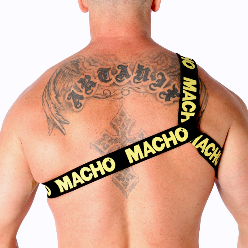 MACHO - ROMANO HARNESS BIANCO S/M