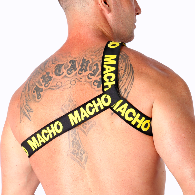 MACHO - ROMANO HARNESS BIANCO S/M