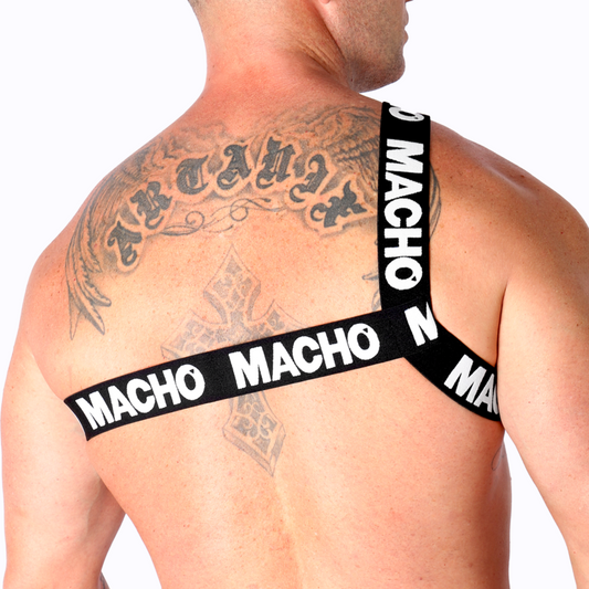 MACHO - ROMANO HARNESS BIANCO S/M