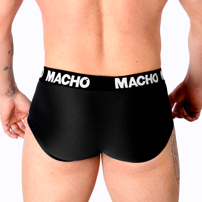 MACHO - MS30NG SLIP UOMO NERO S