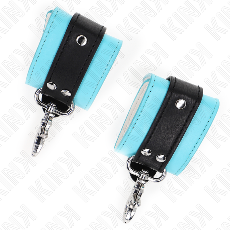 KINK - MANETTE REGOLABILI NERE / AZZURRE  21-28 CM X 5,5 CM