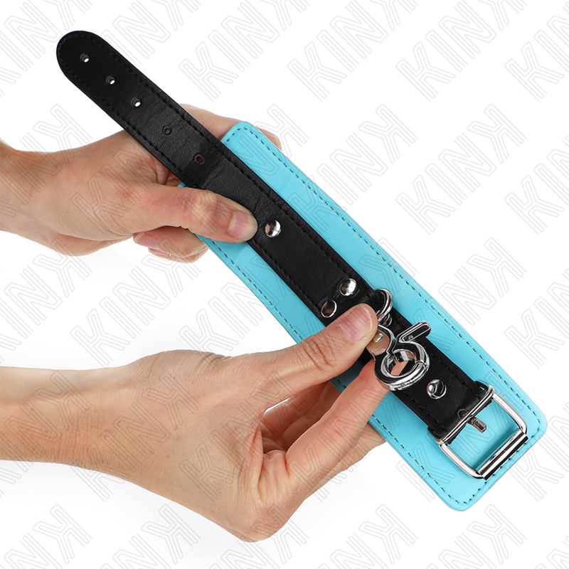 KINK - MANETTE REGOLABILI NERE / AZZURRE  21-28 CM X 5,5 CM