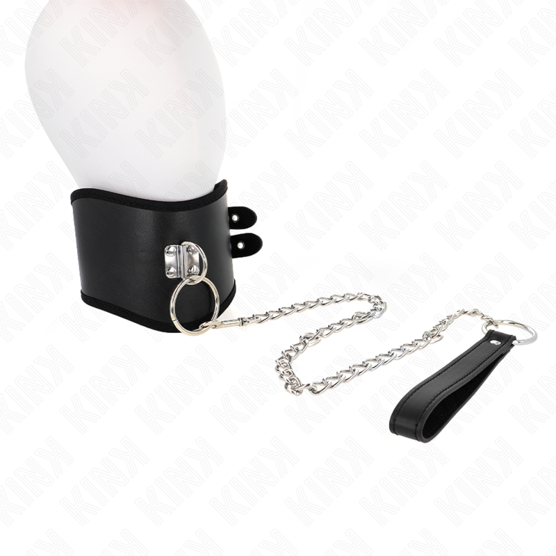 KINK - COLLARE LARGO 65 CM CON GUINZAGLIO REGOLABILE 40-55 CM X 10 CM