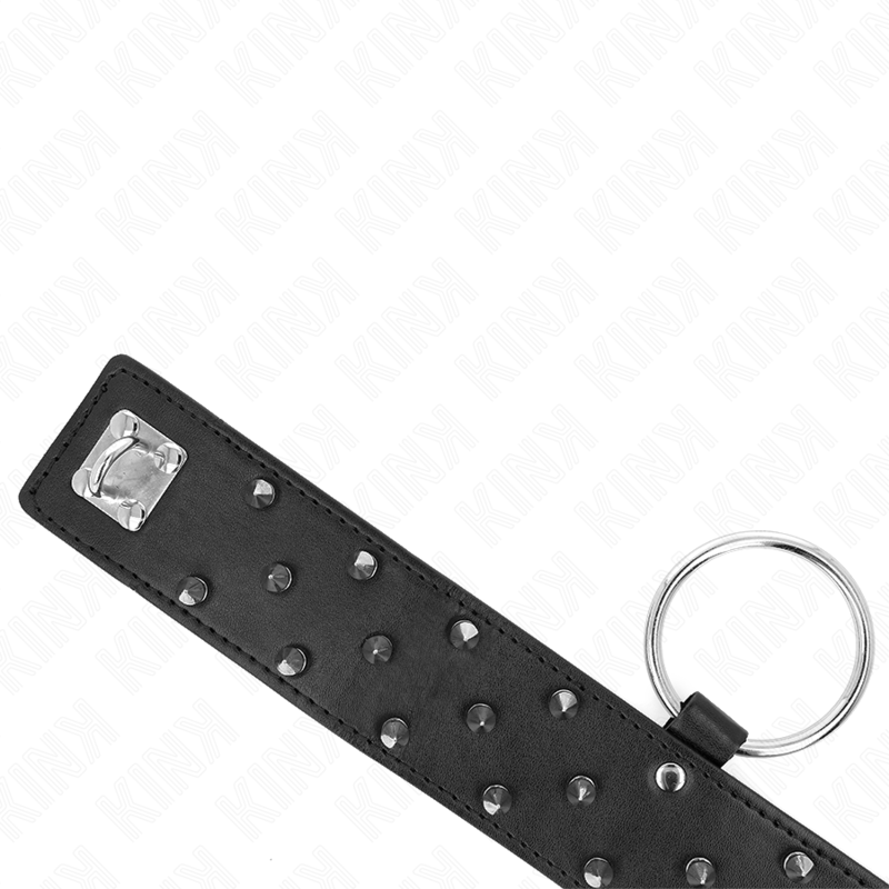 KINK - COLLARE CON GUINZAGLIO 65 CM MODELLO 5 CON BORCHIE REGOLABILE 36-43 CM X 5 CM