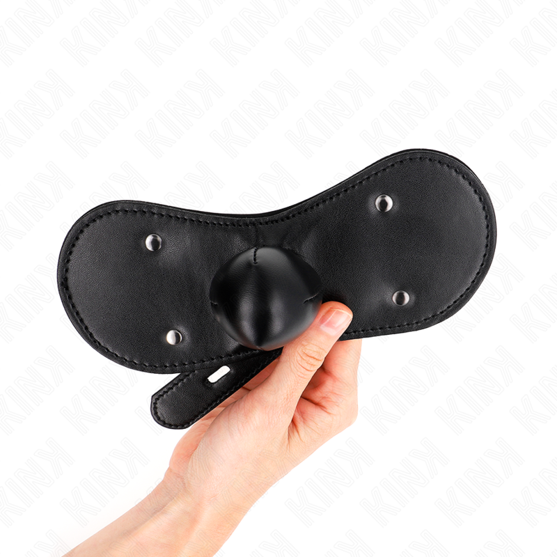 KINK - GAG A FORMA DI MASCHERA BOCCA CON BLOCCAGGIO REGOLABILE MISURA 42-60 CM