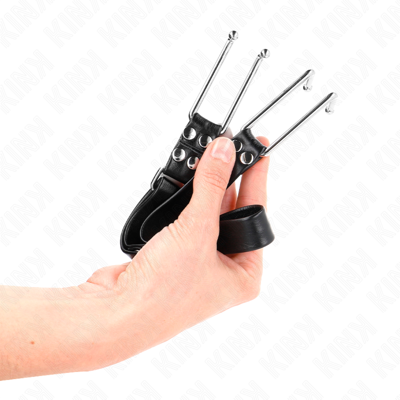 KINK - GAG IN METALLO GANCIO REGOLABILE 36-52 CM