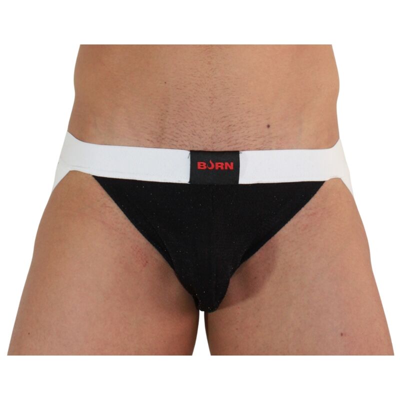 BURN - 004 JOCK BRILLANTE NERO / BIANCO S