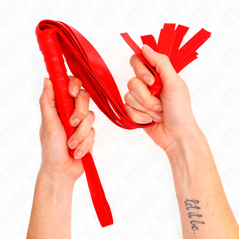 KINK - FRUSTA CON CODA LARGA ROSSA 48,5 CM
