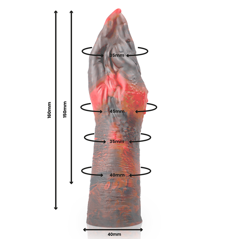 DILDO IN SILICONE LIQUIDO PREMIUM, BASE VENTOSA STABILE