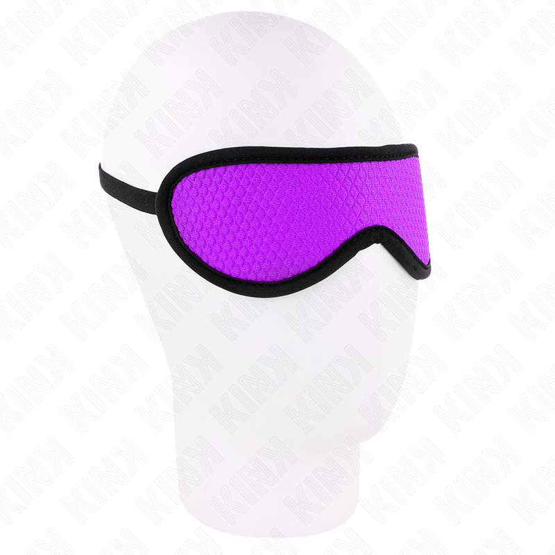KINK - MASCHERINA PER OCCHI A SFERE CON BORDO RIVESTITO VIOLA 20 x 7 CM