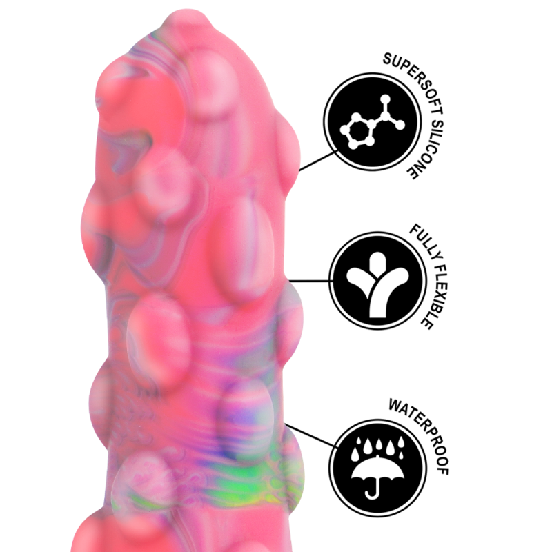 DILDO IN SILICONE LIQUIDO PREMIUM, BASE A VENTOSA