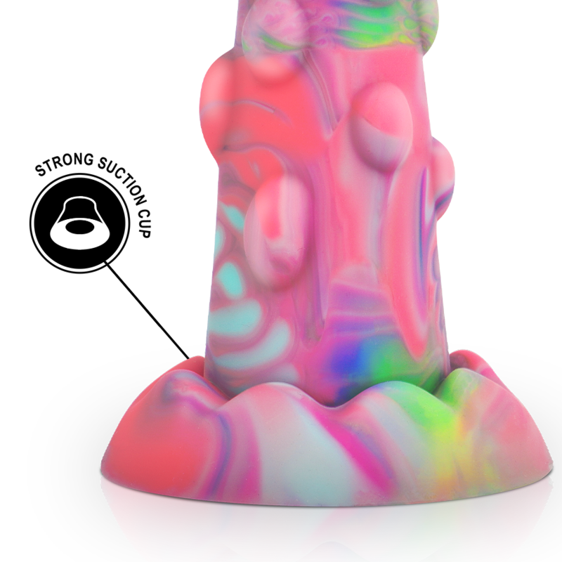 DILDO IN SILICONE LIQUIDO PREMIUM, BASE A VENTOSA