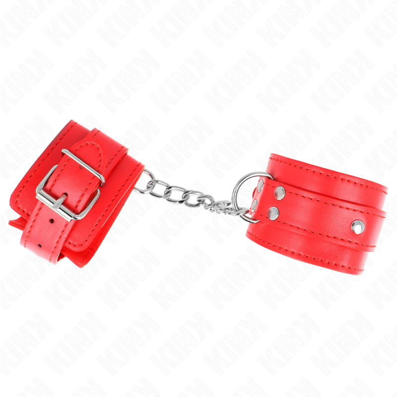 KINK - MANETTE CON 3 ANELLI A D REGOLABILI ROSSE 17,5-25 CM X 6 CM