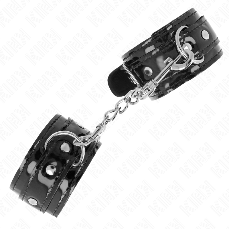 KINK - MANETTE IN NEOPRENE LUCIDO REGOLABILI 17-24 CM X 4,5 CM