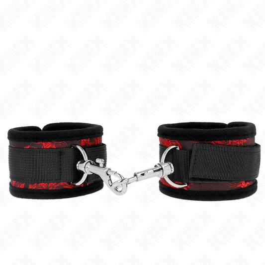KINK - SCANDAL CINTURINI DA POLSO ROSSO-NERO