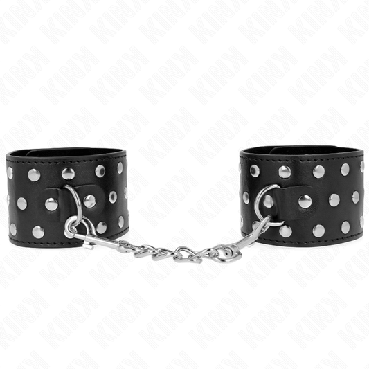 KINK - CINTURINI PUNK PER POLSI REGOLABILI 19-24 CM X 5,5 CM
