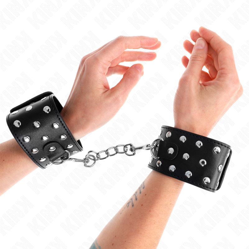 KINK - MANETTE PUNK REGOLABILI 19-24 CM X 5,5 CM