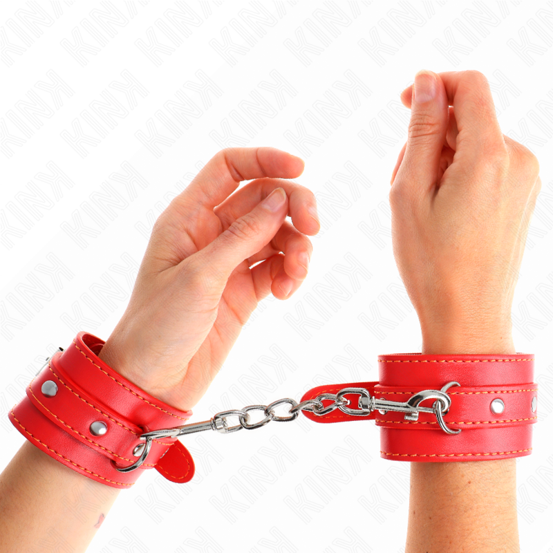 KINK - CINTURINI PER POLSI SOTTILI ROSSI REGOLABILI 21-33 CM