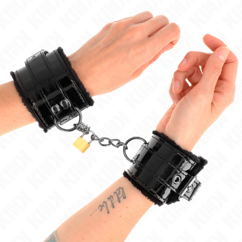 KINK - MANETTE LEGGERE CON CHIUSURA IN RAME REGOLABILI 17-29 CM X 5,5 CM