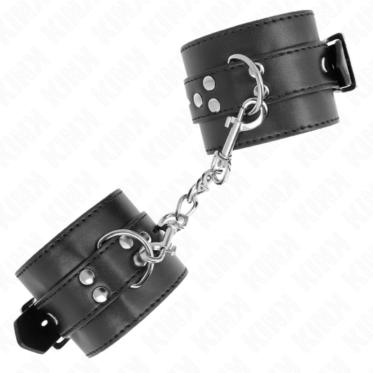 KINK - MANETTE CON FASCIA NERA REGOLABILE 17-28 CM X 6 CM