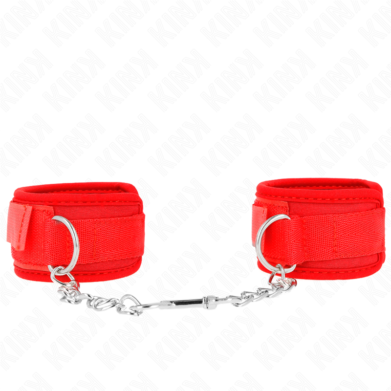 KINK - CINTURINI DA POLSO IN NEOPRENE ROSSI 42 X 5 CM