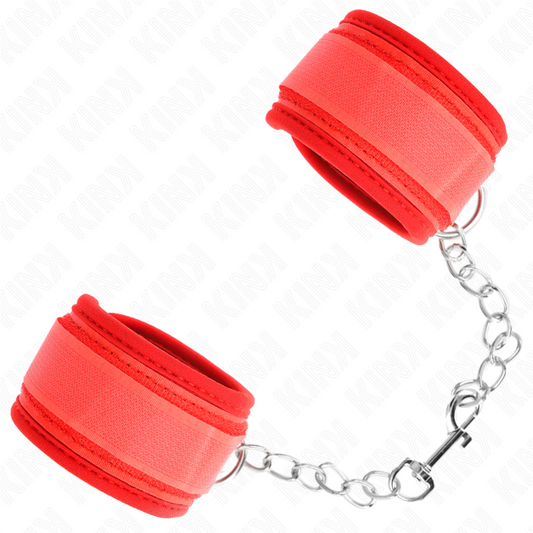 KINK - MANETTE IN NEOPRENE ROSSE 42 X 5 CM