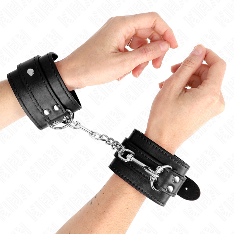 KINK - MANETTE REGOLABILI NERE 20-23 CM X 5,5 CM