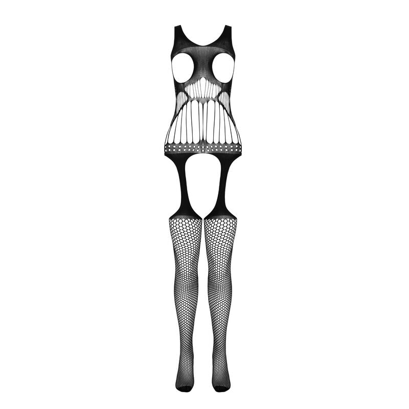 BODYSTOCKING SENSUALE NERO, PIZZO TRASPARENTE, TAGLIA UNICA