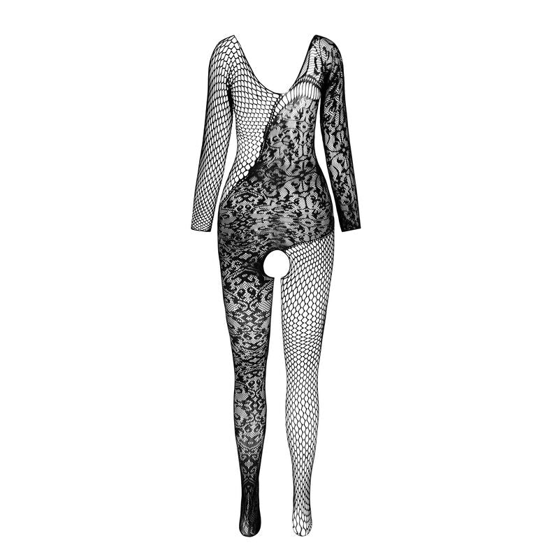 BODYSTOCKING SENSUALE, PIZZO TRASPARENTE, TAGLIA UNICA
