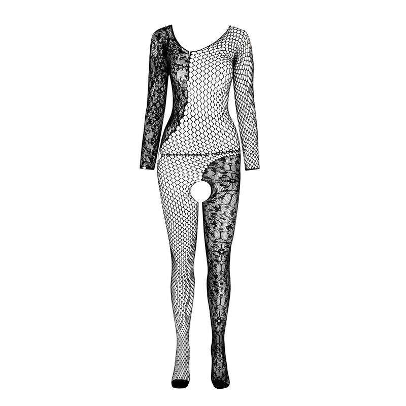BODYSTOCKING SENSUALE, PIZZO TRASPARENTE, TAGLIA UNICA